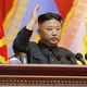 In this undated photo provided by the North Korean government on July 30, 2021, North Korean leader Kim Jong Un attends a workshop of the commanders and political officers of the Korean People’s Army, in Pyongyang, North Korea.